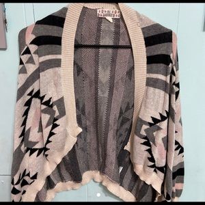 girls pink republic cardigan size 11/12